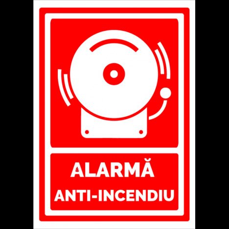 Semn cu Alarma de incendiu